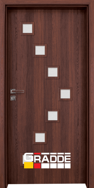 Вътрешна врата серия Граде, модел zwinger, цвят Schwedische